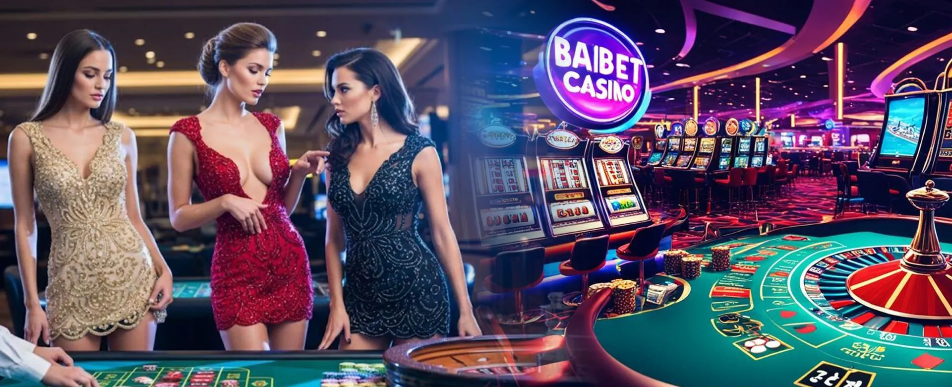 A vibrant online casino interface with various games, representing PHP Games.
